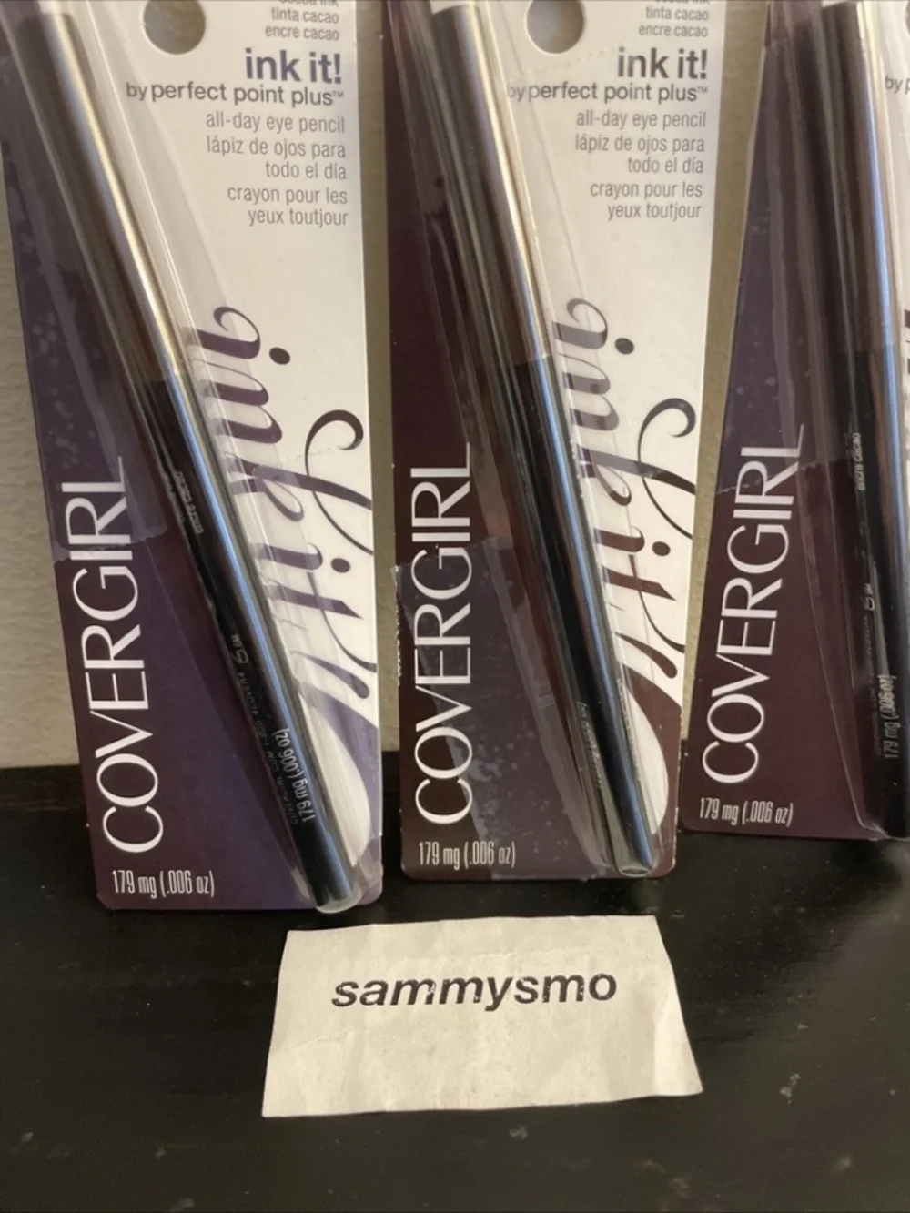 Covergirl Ink It, by perfect point plus All-Day Pencil Eyeliner 260 Cocoa Ink x3
